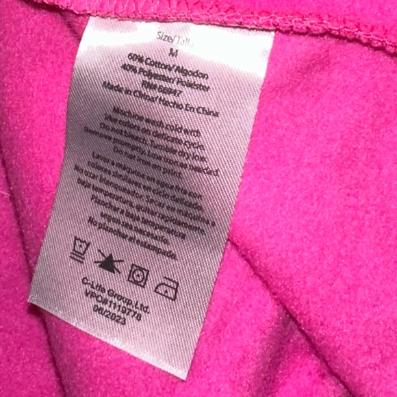 ✨NWT✨ Host Pick 💖 Barbie Hot Pink Hoodie Sweatshirt Jacket with Stars Sleeves - Picture 7 of 10